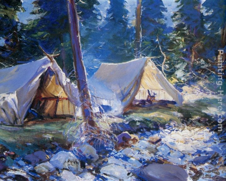 Frank Weston Benson The Camp